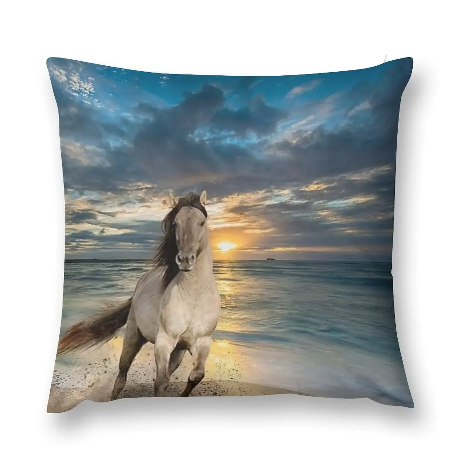 

Wild Stallion Throw Pillow Custom Cushion Decorative Pillow Covers For Sofa christmas decorations 2025 Christmas Covers pillow