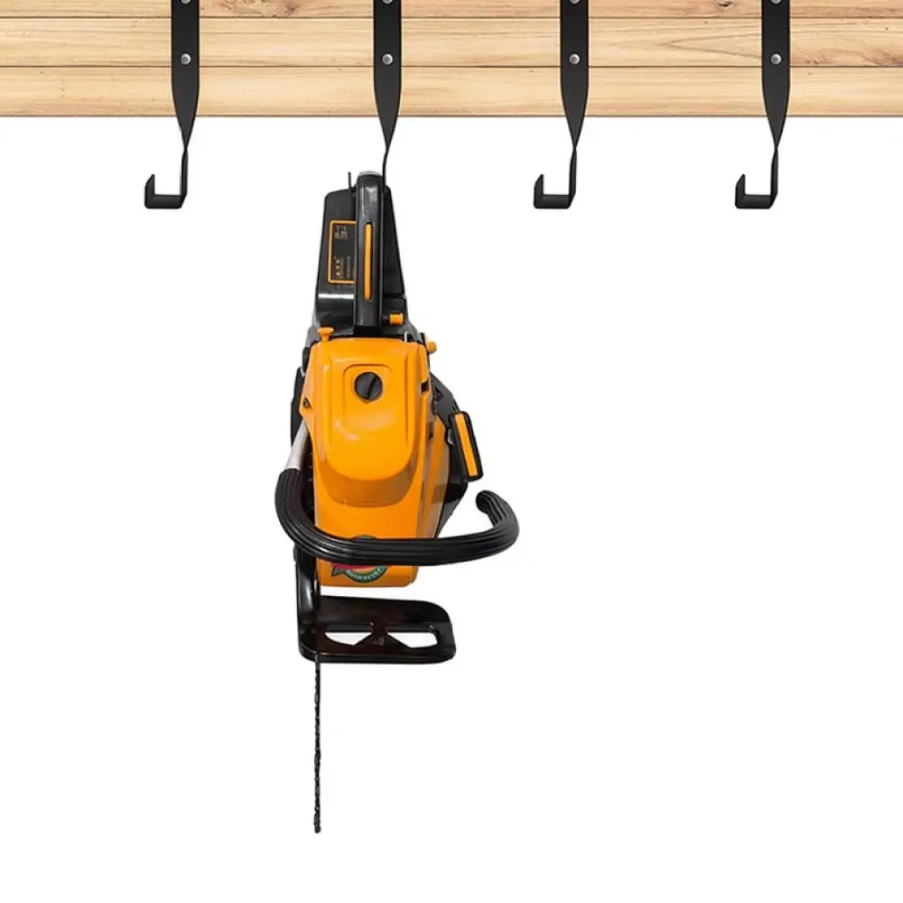 Heavy Duty Chainsaw Storage Rack Wall Mount Hook Garage Organizer Steel Bracket For Professional Power Tool Hanger