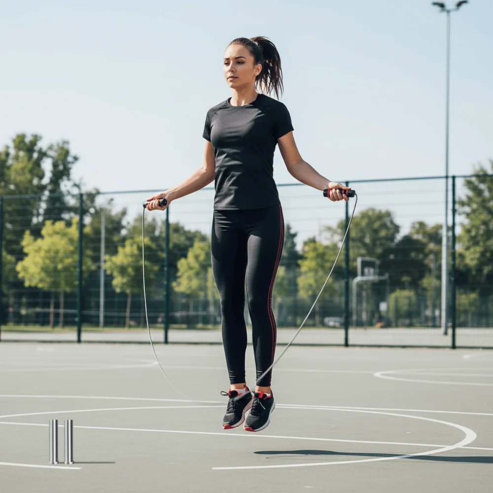 Adjustable Length Jump Rope Comfortable Foam Handles Speed Racing Steel Wire Rope Bearing System Adjustable Jump Rope
