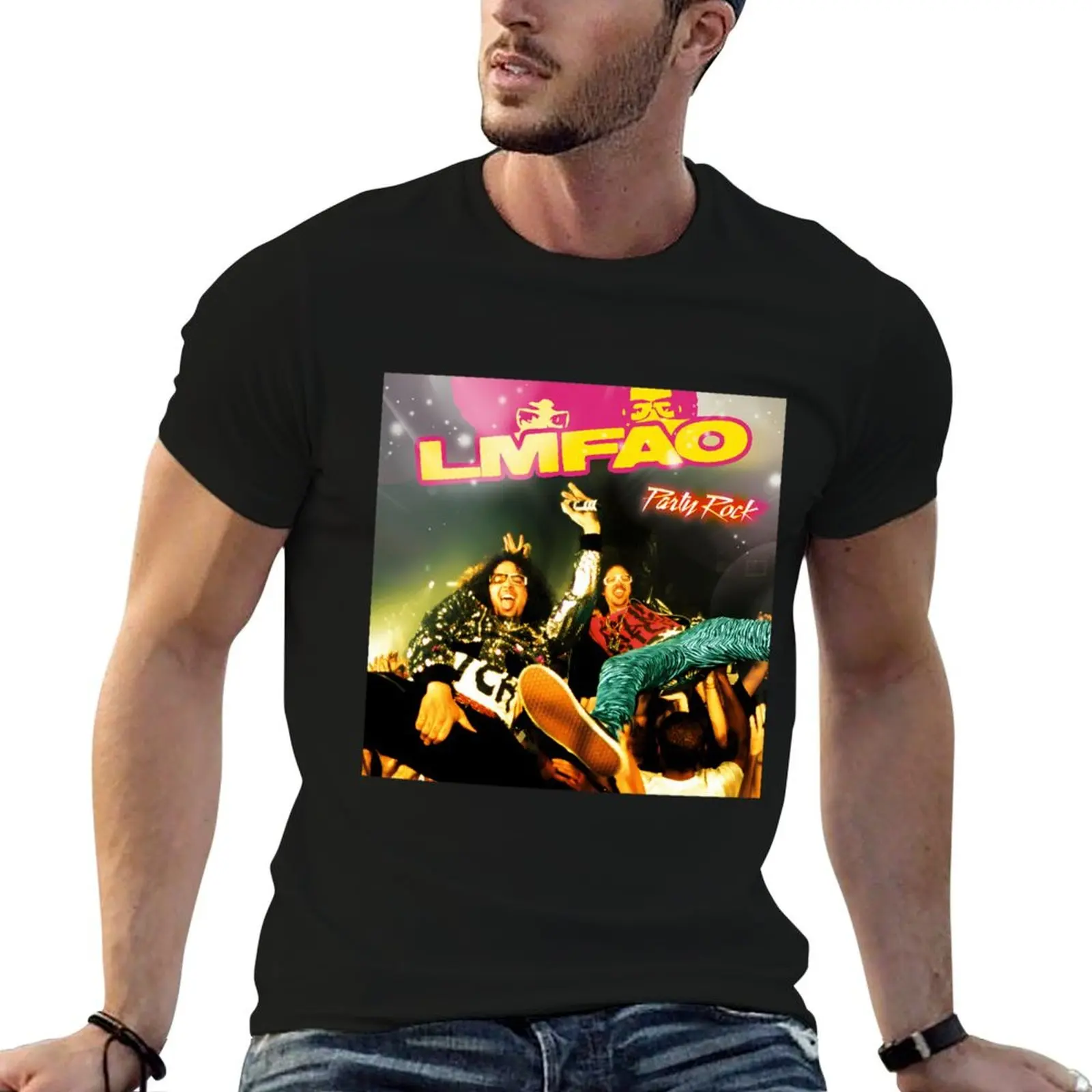 

Logo Band LMFAO Music Product T-Shirt man t shirts for men casual t shirts for man graphic tees t shirts for man cotton T-shirt