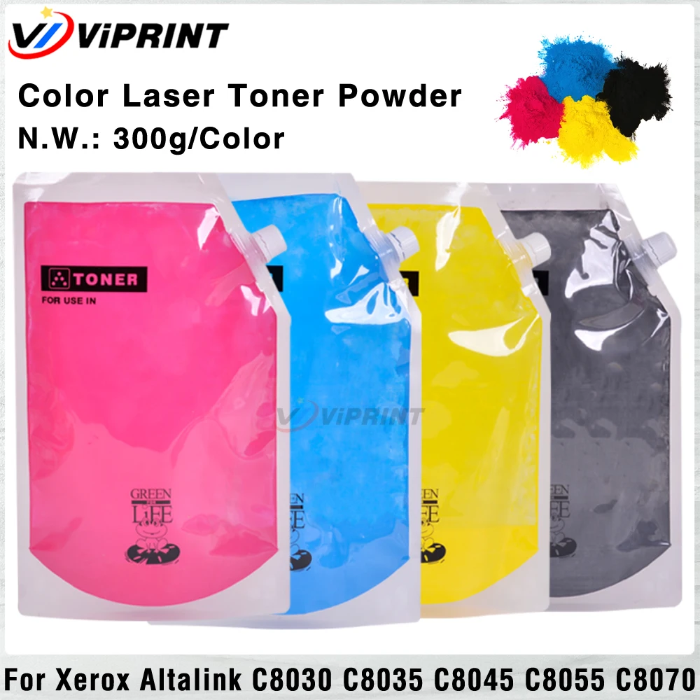 4 Color 300g/Bag Refill Toner Powder for Xerox AltaLink C8030 C8035 C8045 C8055 C8070 Copier