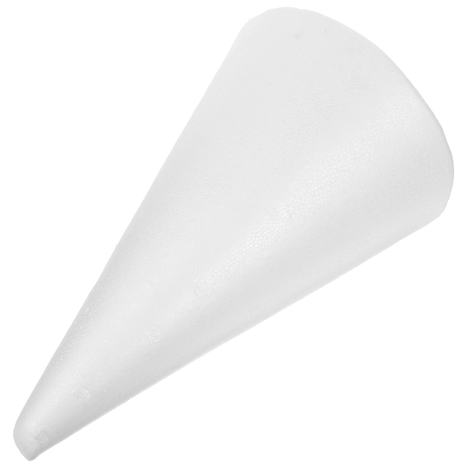 Handmade White Solid Cone Children DIY Craft Cone Accessories Home Cone for Christmas (345x195cm) ornament