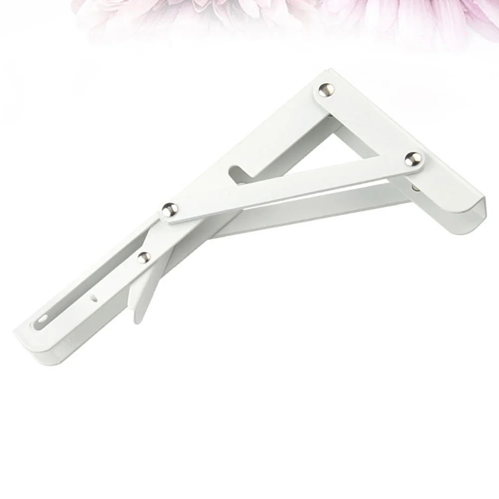 

16 Inch Foldable Desktop Shelf Bracket Heavy Duty Cold Rolled Steel 90 Degree Wall Mounted Support For Books Ornaments Storage
