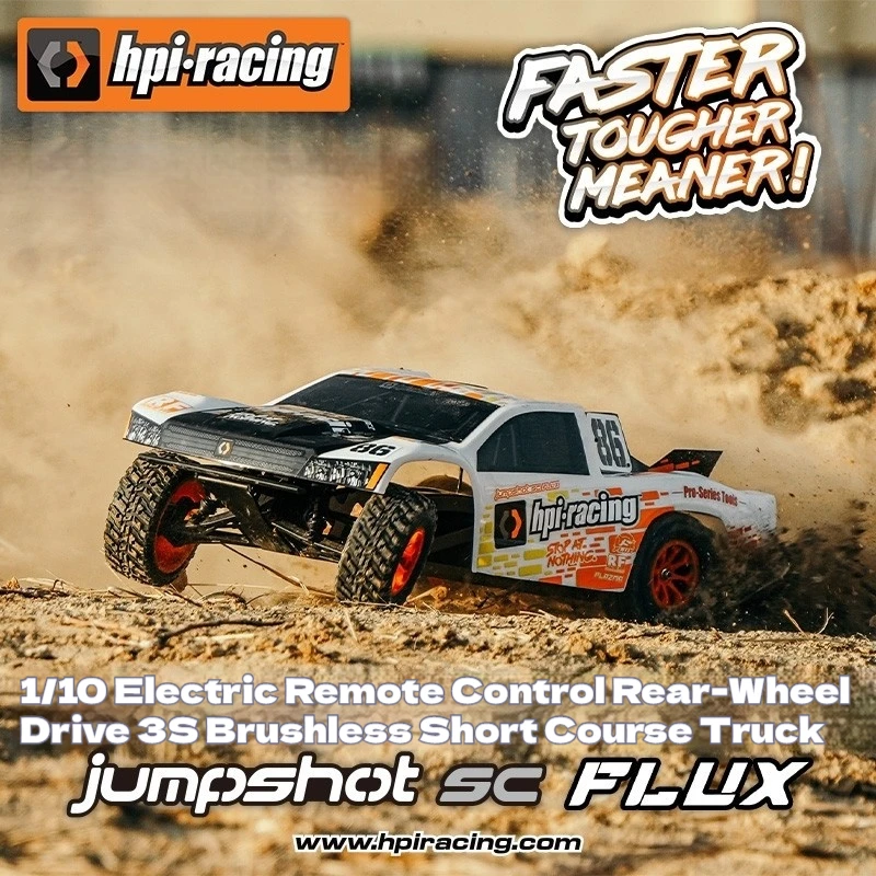 

Радиоуправляемая модель внедорожного грузовика HPI Racing Jumpshot SC Flux 1/10, бесщеточный электродвигатель, 2WD, 160031