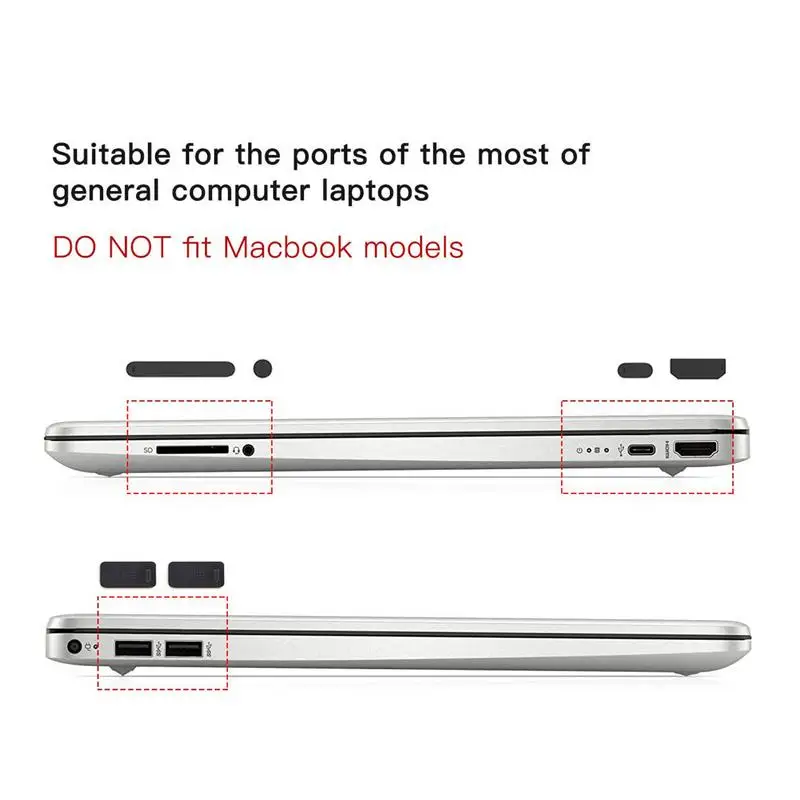 Universal Notebook Usb Silicone Anti Dust Plug16pcs Laptop Dustproof Stopper Dust Plug Usb Computer Interface Waterproof Cover