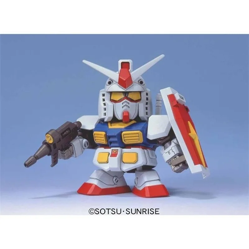 Bandai Original Gundam Model Kit SD BB 200 RX-78-2 Collectible Ornaments Action Figure Anime Figure Toys Gifts NEW For Children