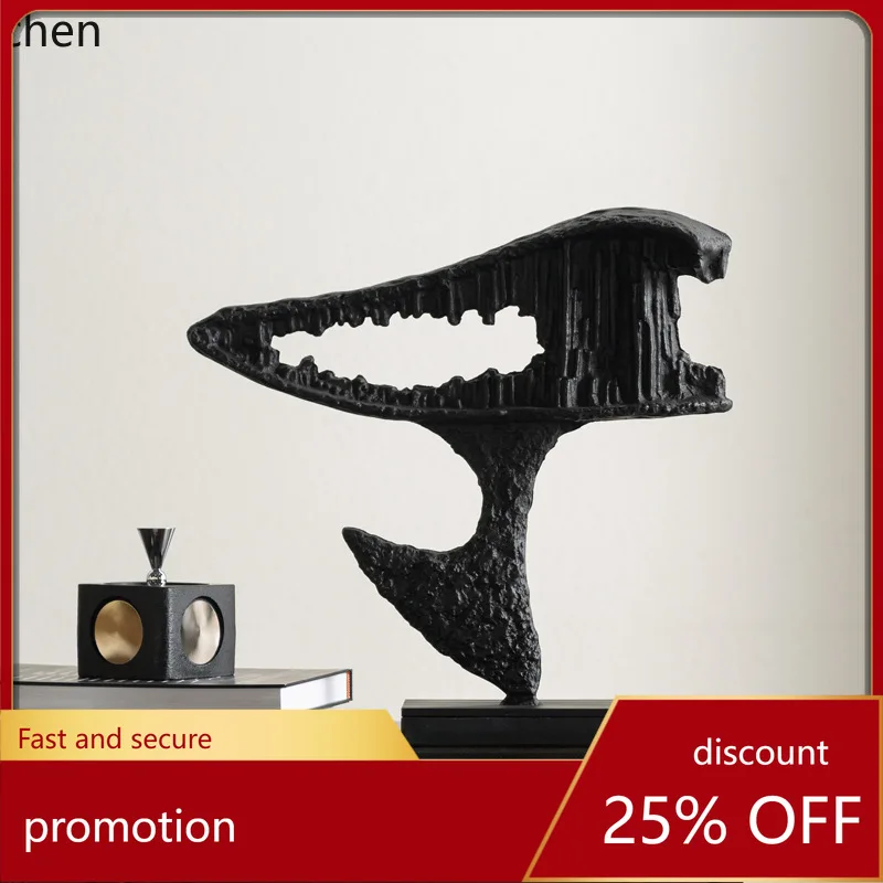 YFY Modern Minimalist Abstract Fossil Sculpture Rough Sales Office Decoration Abstract Artwork