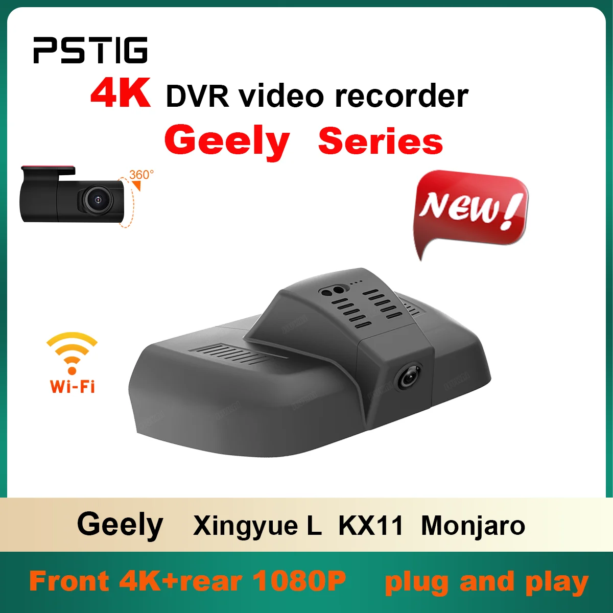 

Customized 4K HD 2160P Plug and play Dash Cam For For Geely Tugella Xingyue L KX11 Monjaro 20203 Car Dvr Dashcam APP Control