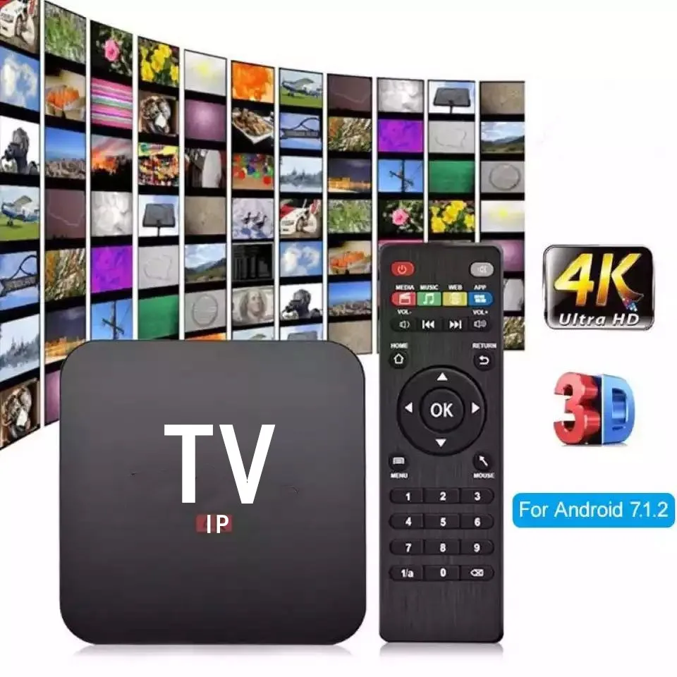 2025 M3U IPTV UK Android 12 Allwinner H313 europe 32GB Storage HDR10 Smart TV Box Premium Free Test