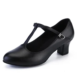 Vrouwen Ballroom Dansschoenen Party Moderne Latin Schoenen Satijn Prom Sociale Wals Tango Danshakken Salsa Schoenen Met Gesloten Neus