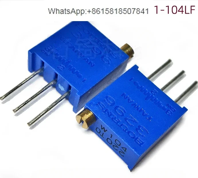 

20PCS 3296W precision multi-turn adjustable resistance potentiometer top adjustment 100K100R50R200K