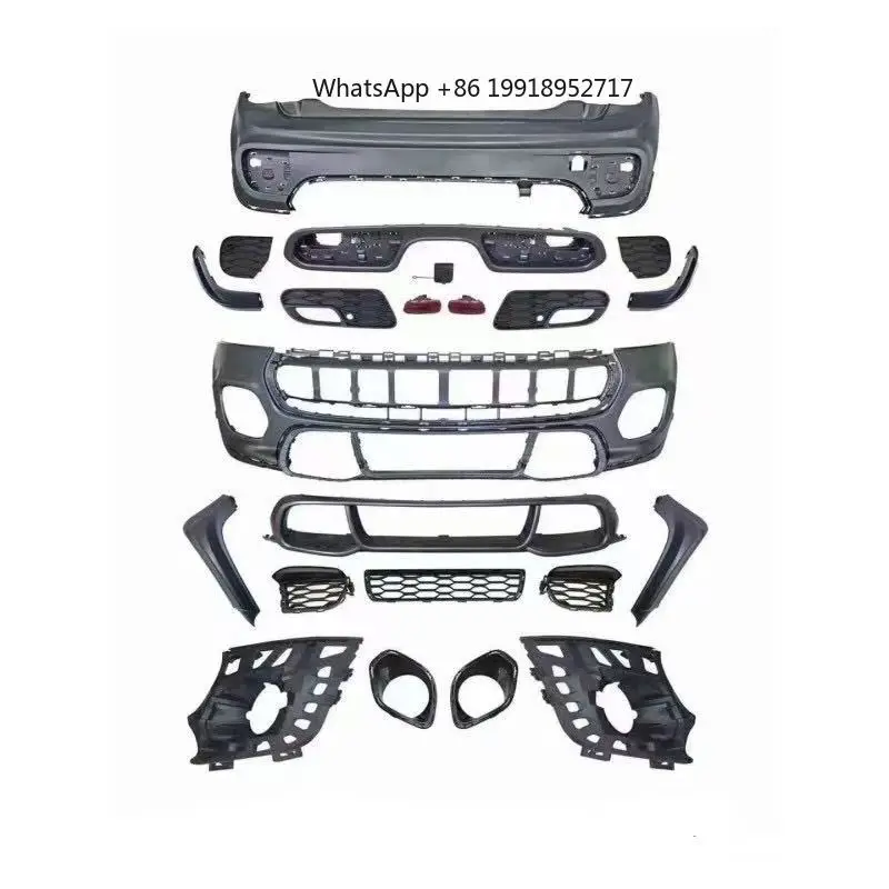 

PP Material Body Kit Car Bumper Front Bumper Rear Bumper Kits for Cooper F55 F56 JCW 3 DOOR JJ834