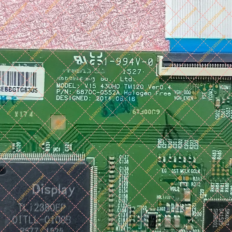 Original 6870C-0552A T-Con Board In Stock for LG 43 Inch, Universal LCD TV Replacement Parts