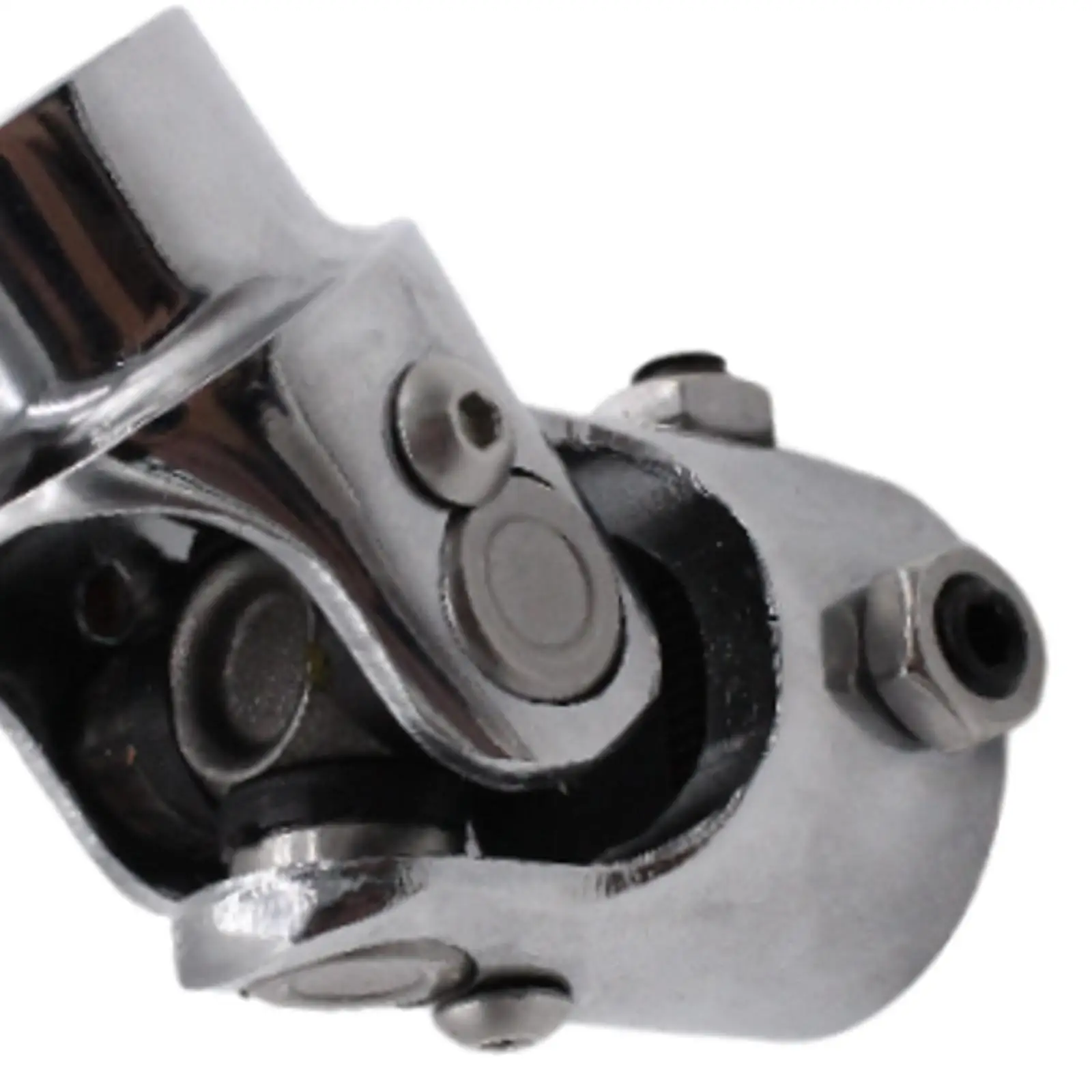 

Universal Silvery Steering Shaft Coupler Single Joint Metal U Joint for Automotive Replacement Parts