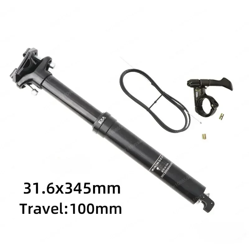 Dropper Seatpost 30.9 31.6mm Bicycle Seat Tube 125 150mm Travel Internal Routing Cable Remote Mountain Bike Seat Post