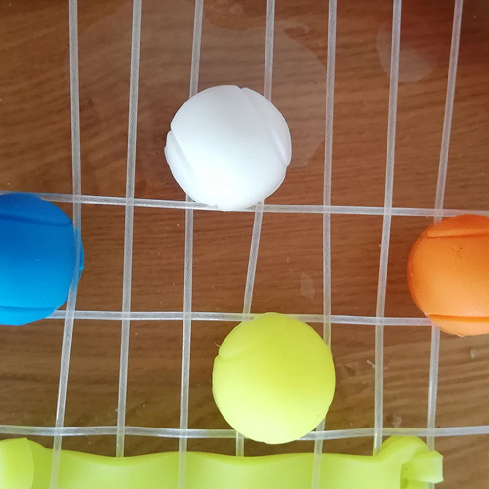 

4Pcs Silicone Tennis Racket Vibration Absorbers Shock Dampeners Enhance Stability Control Sports Accessory Shocking Absorber