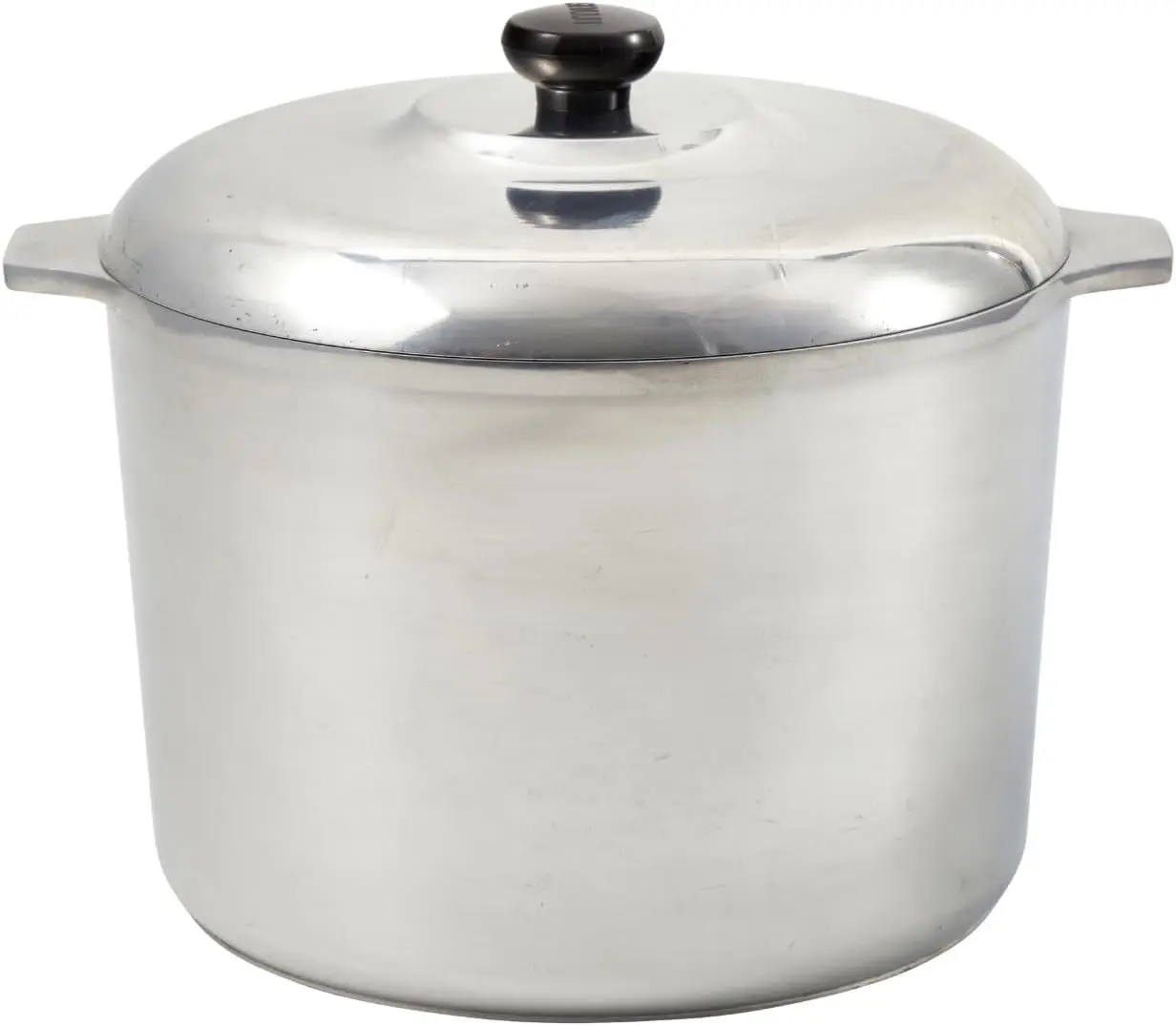 

Heavy Duty Aluminum Stock Pot 14 Quart for Soups Stews Sauces, Quick Even Heating