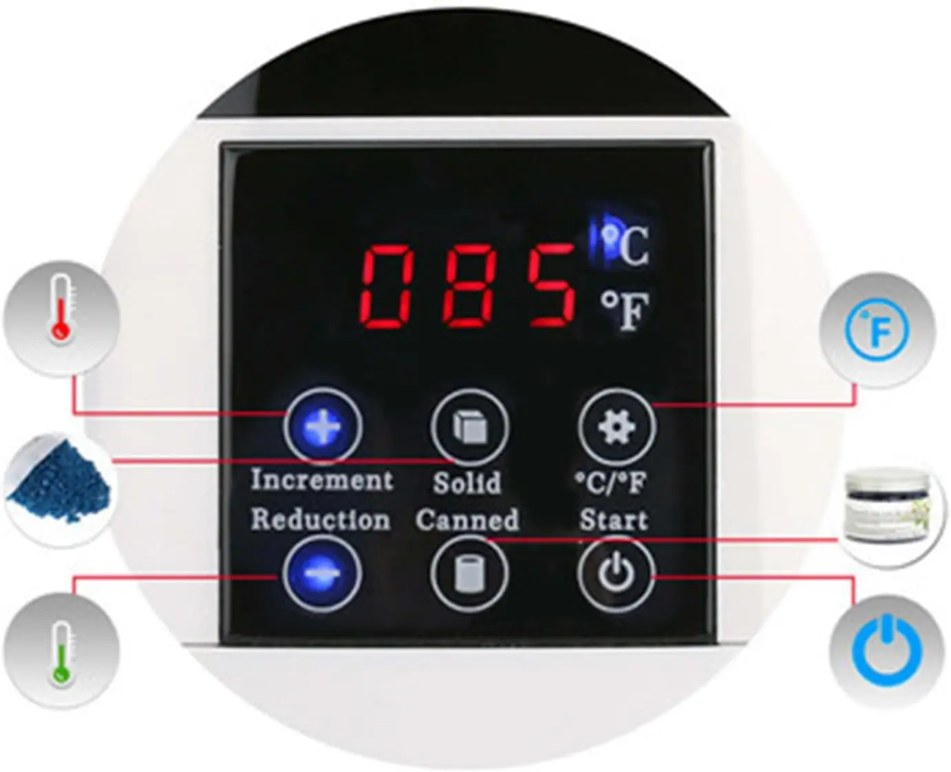Умный профессиональный обогреватель воска, инструмент для удаления волос, спа-эпилятор для рук, ног, депиляция, уход за кожей, парафиновая машина для рук, ног