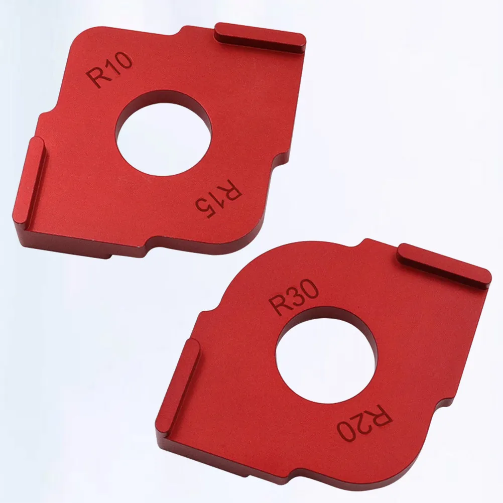 1Set Woodworking Positioner Durable Aluminum Alloy R20 Chamfering Template Rounding Module Milling Trimming Tool