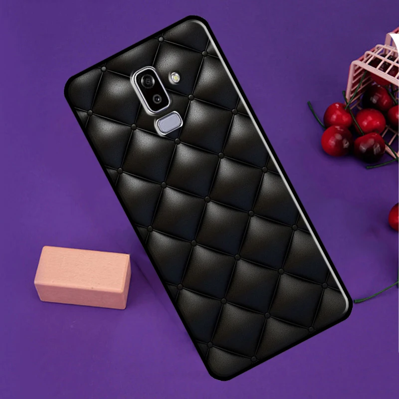 Quilted Texture Sofa Pattern Crown Phone Case For Samsung Galaxy J3 J5 J7 2017 J1 A5 A3 2016 J8 J4 J6 Plus A6 A8 A7 A9 2018 view 4