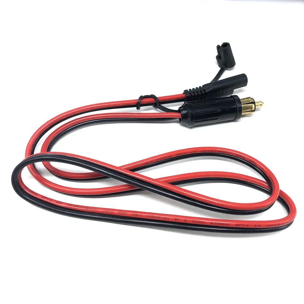 DIY 14AWG Heavy Duty Harness Quick Disconnect Plug SAE to DIN Hella Socket 90cm for BMW Motorcycles