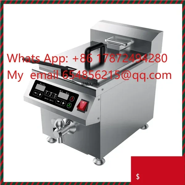 8L Induction Electric Commercial Fryer – Professional for Donut & Chicken Frying (Kitchen Equipment)