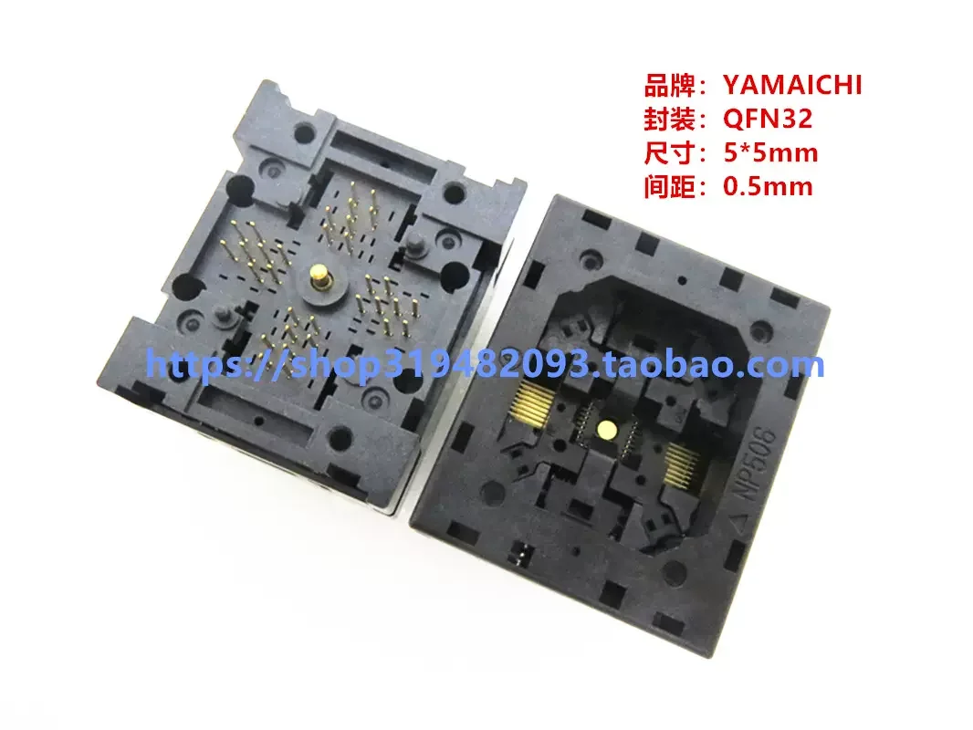 Opentop Yamaichi Test Sockets NP506-032-005 Qfn32 32l (5*5) 0.5Mm Burn-In Socketstest Bench