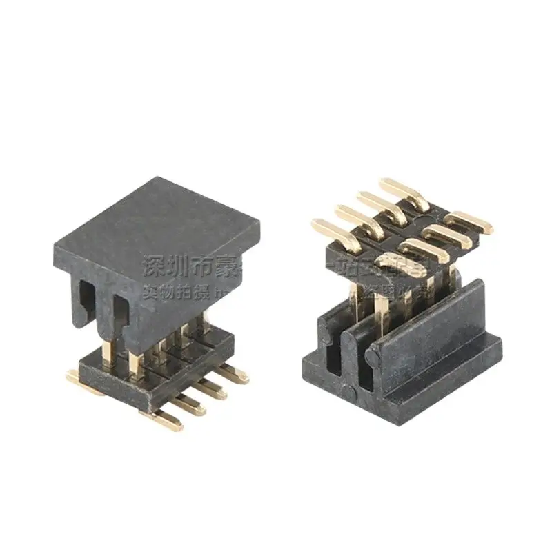 2pcs/ G802M008315YAHR imported patch 2x4P 1.27 mm*1.27mm interface connector straight shot