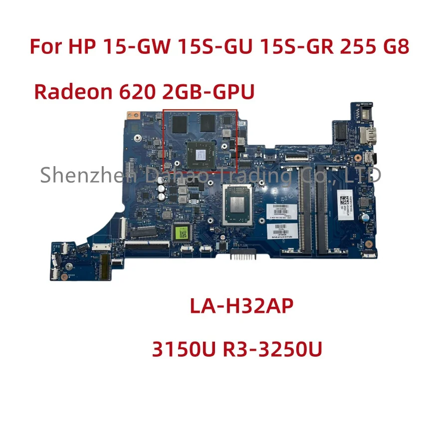 LA-H32AP para placa base de ordenador portátil HP 15-GW 15S-GU 15S-GR 255 G8 con AMD 3150U R3-3250U Radeon 620 2GB SPS:M03665-001 completamente probada