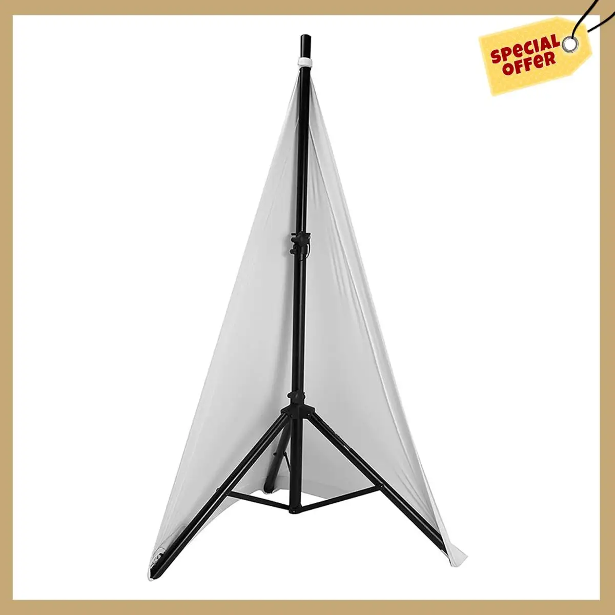 安定したパフォーマンス - ユニバーサル Dj ライトスピーカースタンドカバー両面三脚スタンドスカートスクリムカバー伸縮性素材