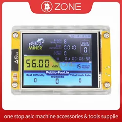 Bitcoin Nerd Miner V2 56KH/S 2.8 inch Display Firmware 1.6.3 BTC Nerdminer Smart LCD Display Crypto Solo Lottery Miner