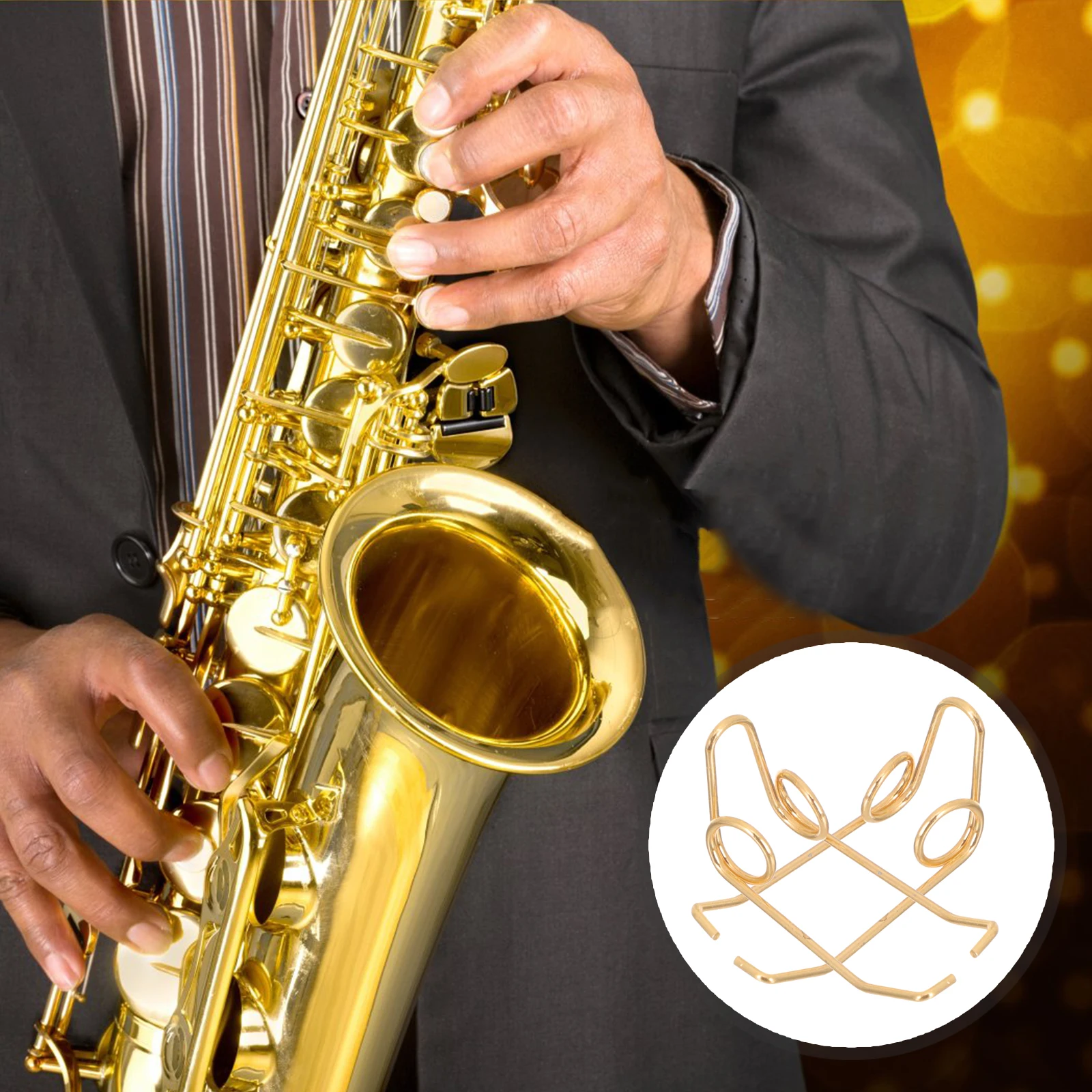 

20 Pcs Trumpet Accessories Metal Material Water Key Spit Valve Spring Instrument Fittings Music Supplies Brass