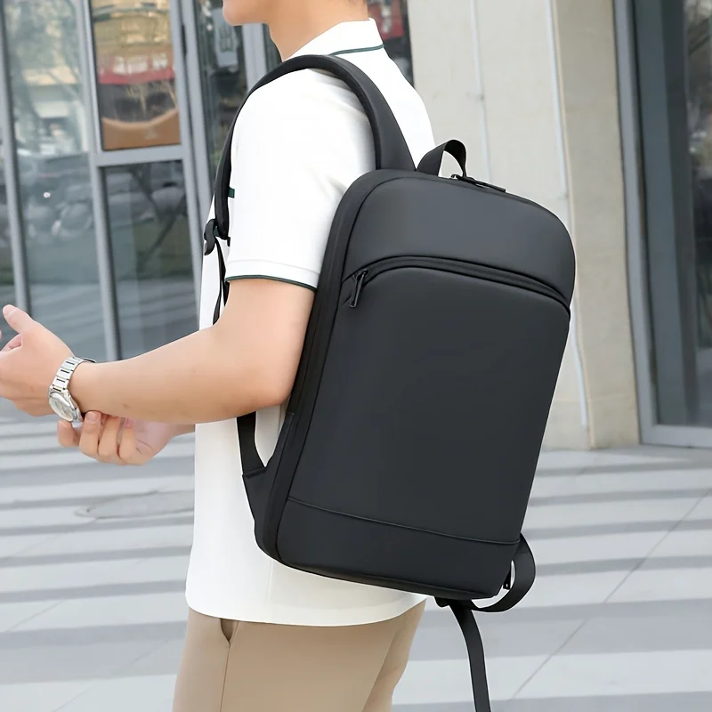 Mochila Ejecutiva Expandible para Hombre Guangzhou, con Cierre Resistente, Múltiples Compartimentos y Funda Acolchada para Portátil