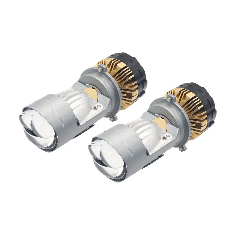 

H4 Bi LED Laser Projector Lens 12V 50W 6000K Hi Lo Beam Car Headlight Retrofit for Auto Motorcycle