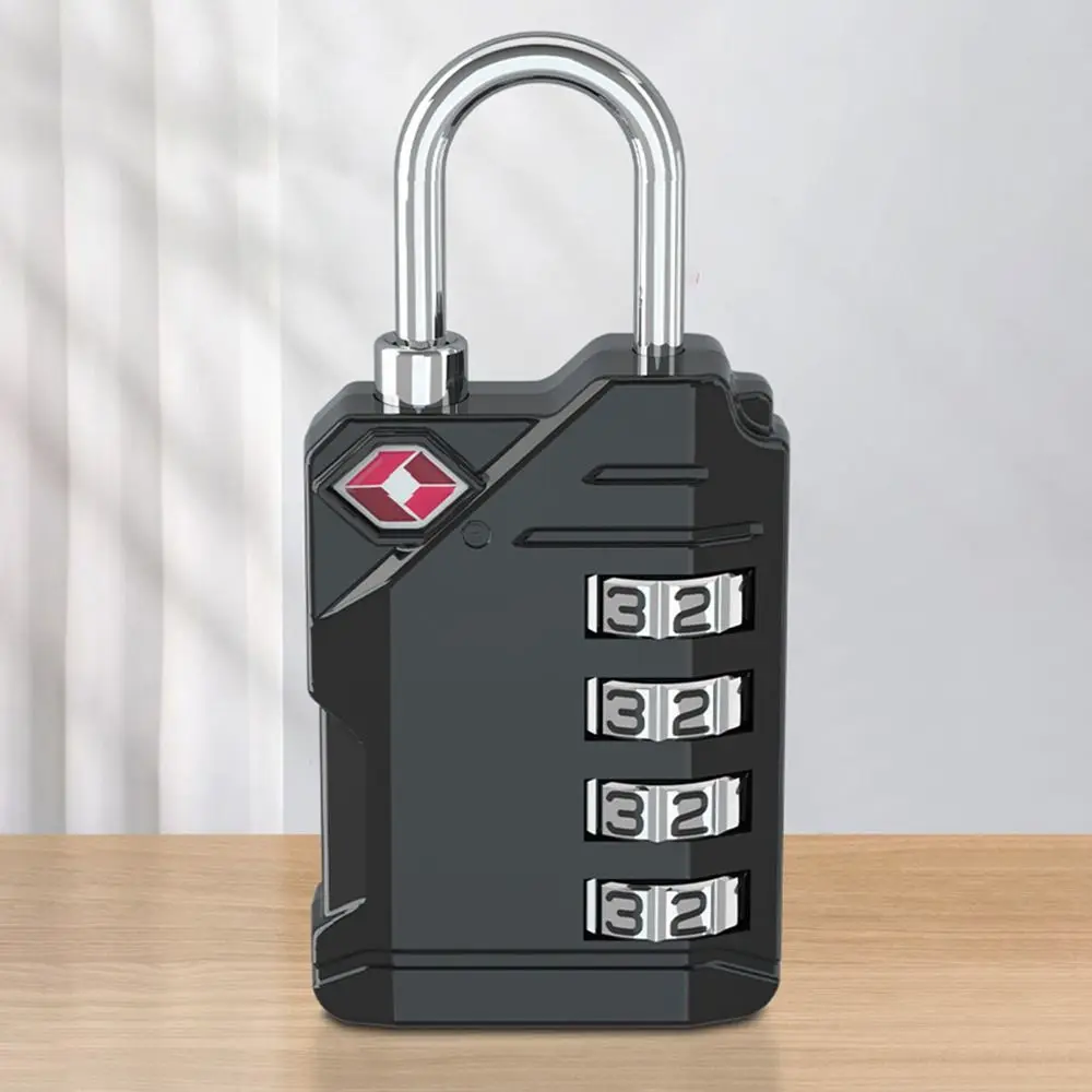 TSA 4 Digit Password Lock Security Lock Suitcase Luggage Coded Lock Cupboard Cabinet Locker Padlock Travel Bag Lock