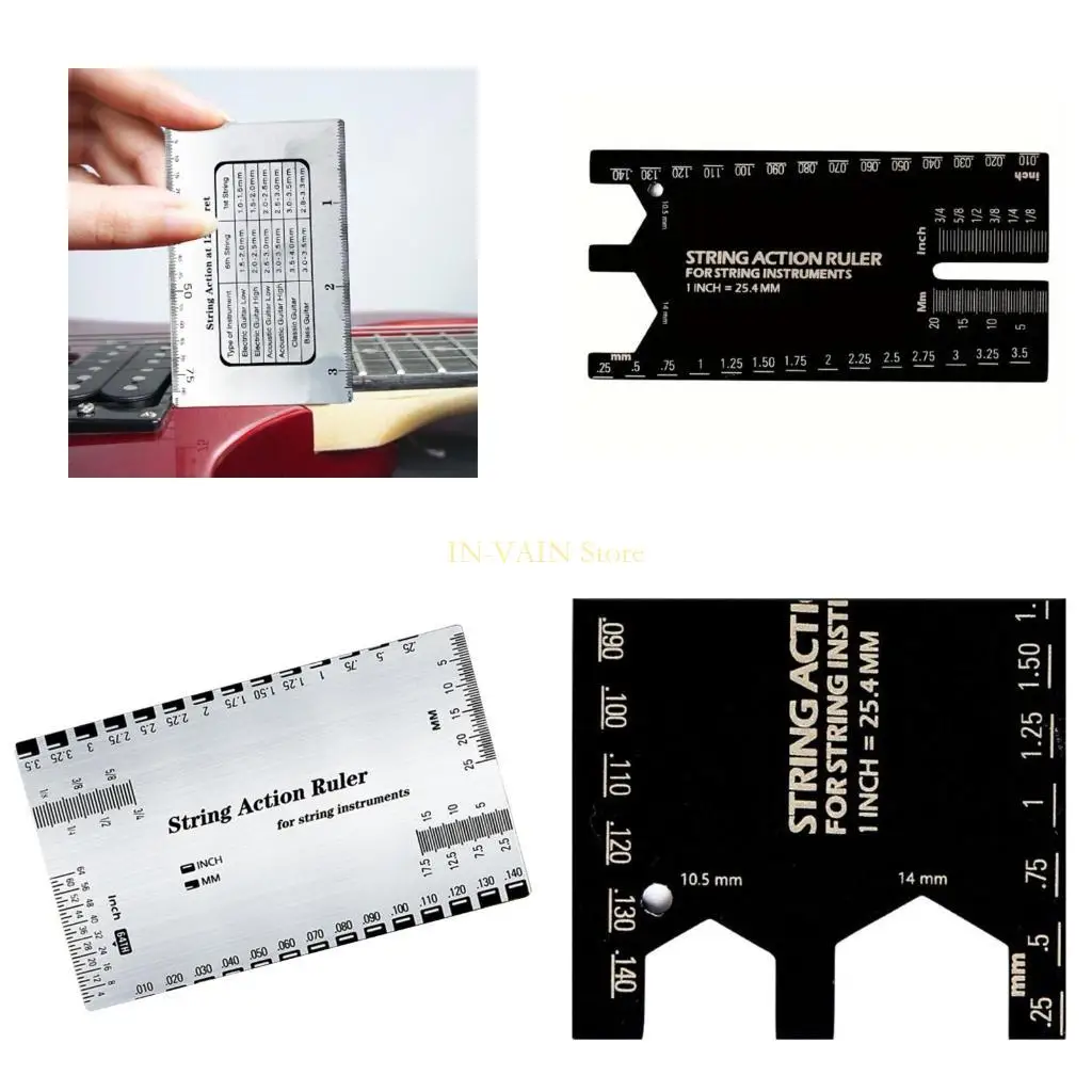 

M5TC String Rection Ruler Guiater Laight Lauge Tool Guitar Setue Reporting Luthier Tool для электрического баса и акустической