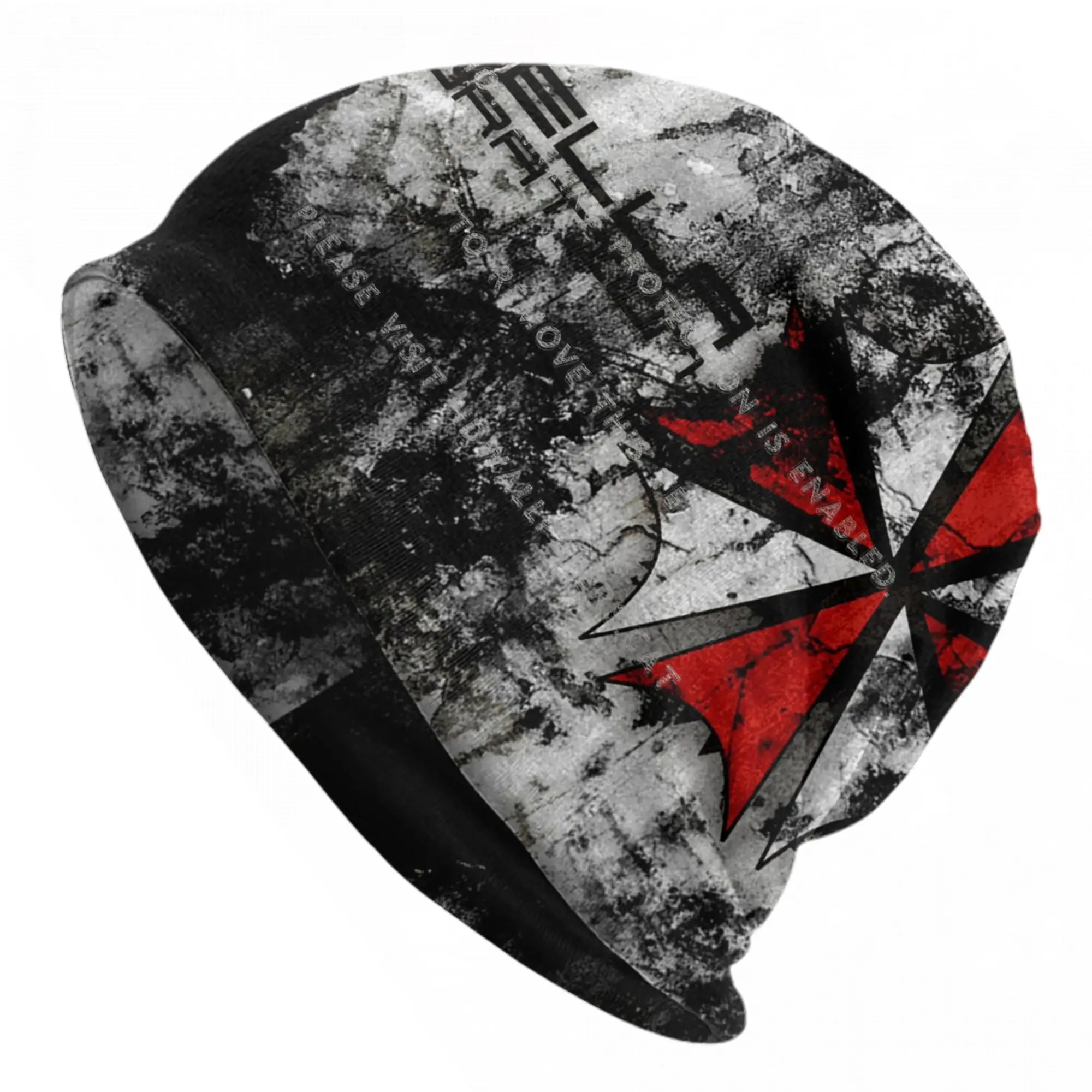 Модная уличная теплая шапка-бини Resident Umbrella Corps Gane Eviled, унисекс, двойного назначения