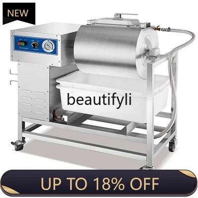 

Z189 Stainless steel vacuum, commercial automatic rolling kneader, kitchen rolling pickle machine, catering equipment