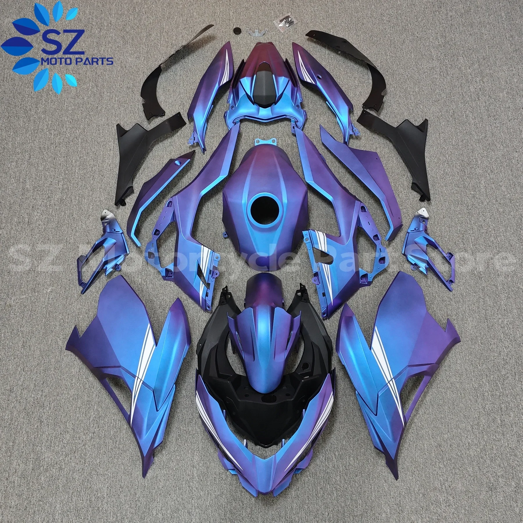 

Motorcycle fairing fit for Ninja 400 18 19 2021 22 23 ZX400 EX400 2018 2019 2020 2021 2022 2023 Fairing Colorful