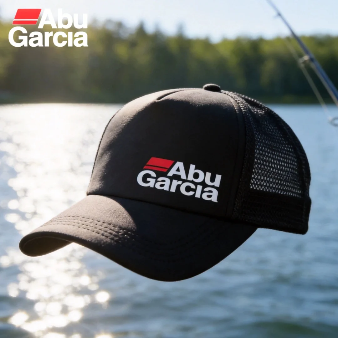 New Abu Garcia Fishing Casual Baseball Cap Tennis Skate Hip Hop Hats Summer Wholesale