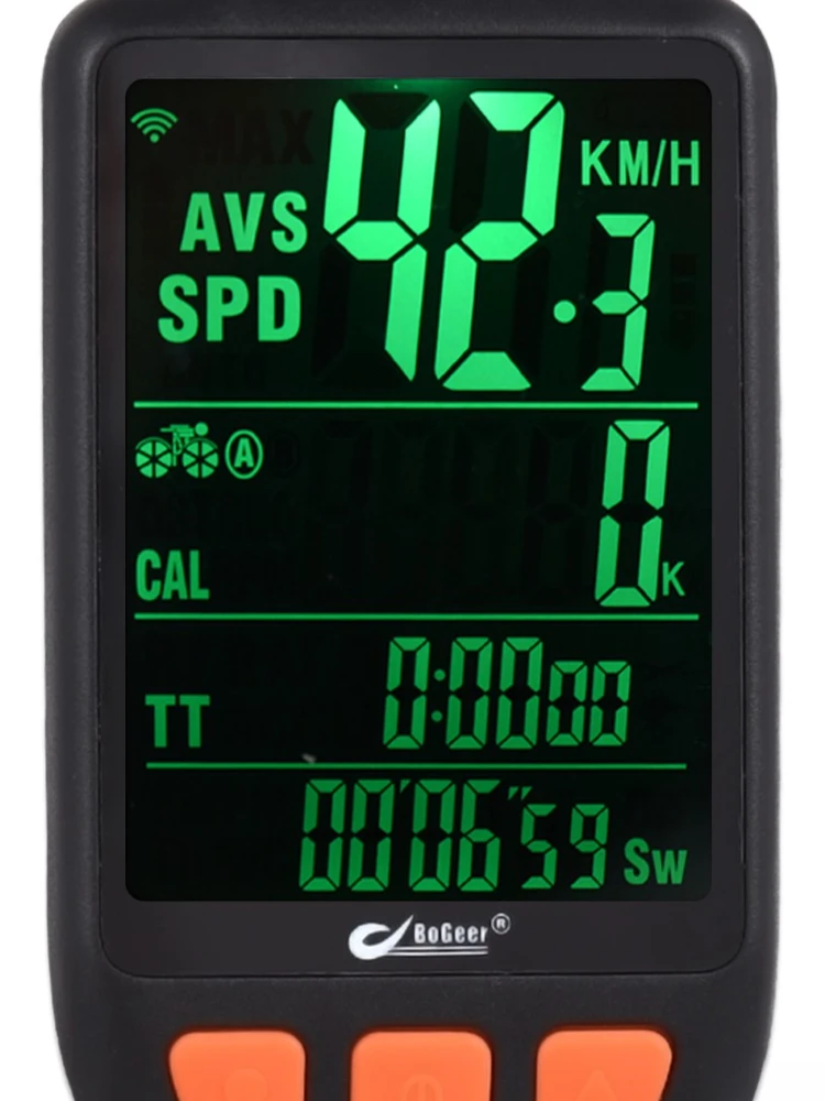 AliExpress LIXADA Bicycle Cycle Computer Wireless Digital Bike Speedometer Odometer with Rechargeable Battery Backlight Bike Stopwatch