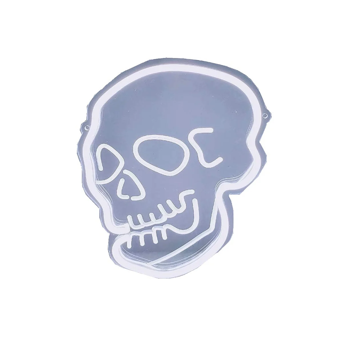 

Skeleton Skull Signs Pink Ghost Led Sign Wall Night Lights Cool Sign Decor for Room Bedroom Bar USB