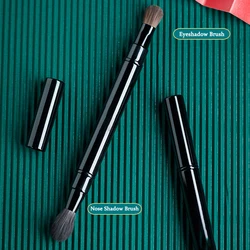 1pcs Double-ended Portable Makeup Brush Cosmetic Nose Shadow Eyeshadow Halo Beauty Make Up Brush Tools