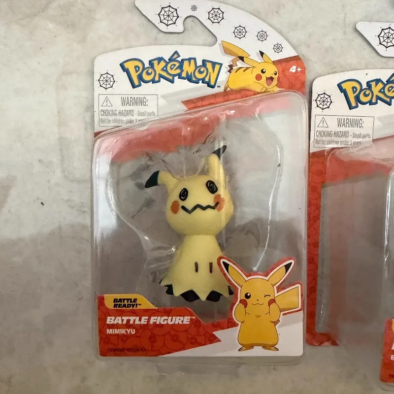 Pokemon Figure Pikachu Mimikyu Totodile Alakazam Sprigatito Larvitar Cyndaquil Toy view 3