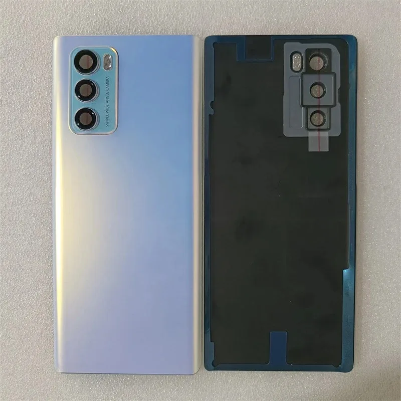 

Стеклянный корпус для LG Wing 5G LMF100N LM-F100V, крышка батарейного отсека, ремонт, замена задней крышки телефона