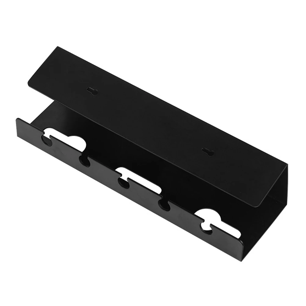 

Desk Tray Management Organizer Black Material Compact Size Under Table Standing Desk Cable Management Storage Solution