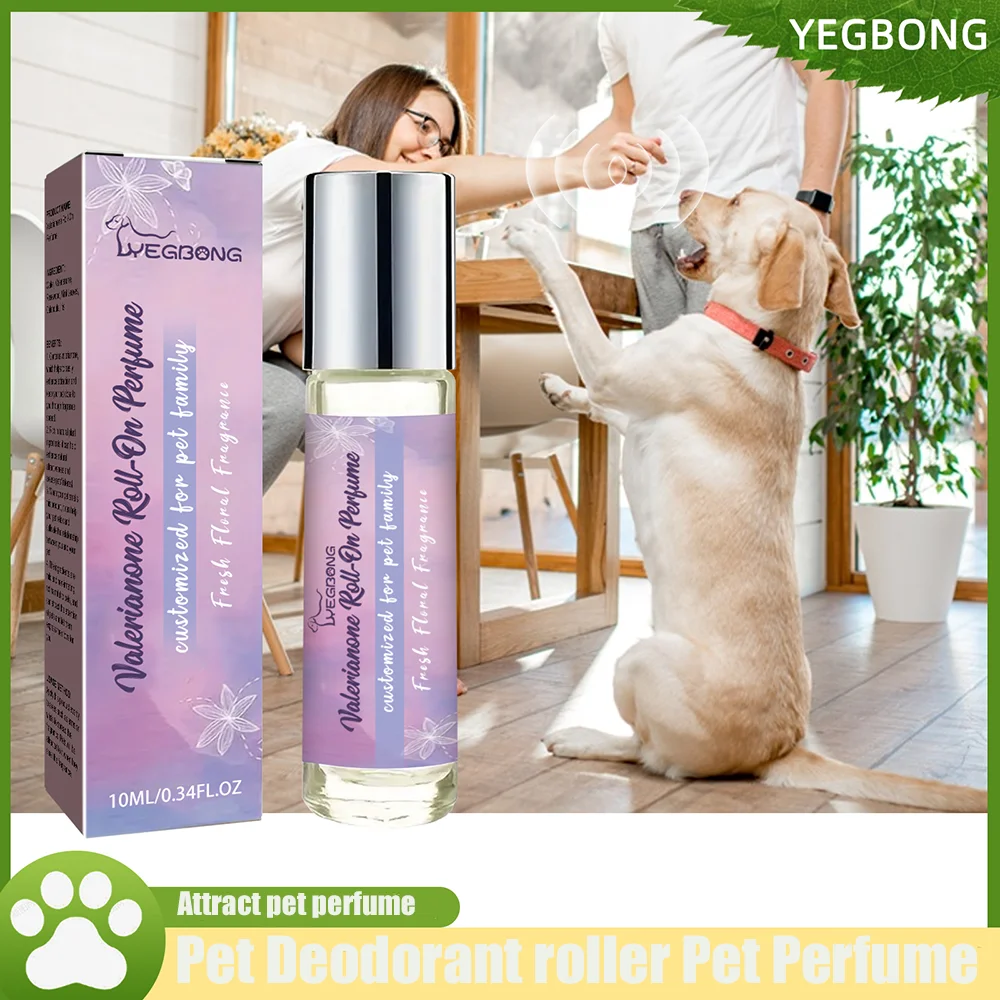 

Yegbong Pet Deodorant roller Pet Perfume Long Lasting Odor Spray For Pet Remove Scent Natural Plant Formula Long-Lasting Clean