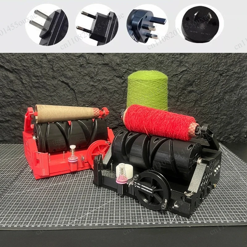 Desktop Electric Mini Yarn Winder With Length Counter and Weight Detection Sensor, Professional Precision Yarn Rewinding Machine