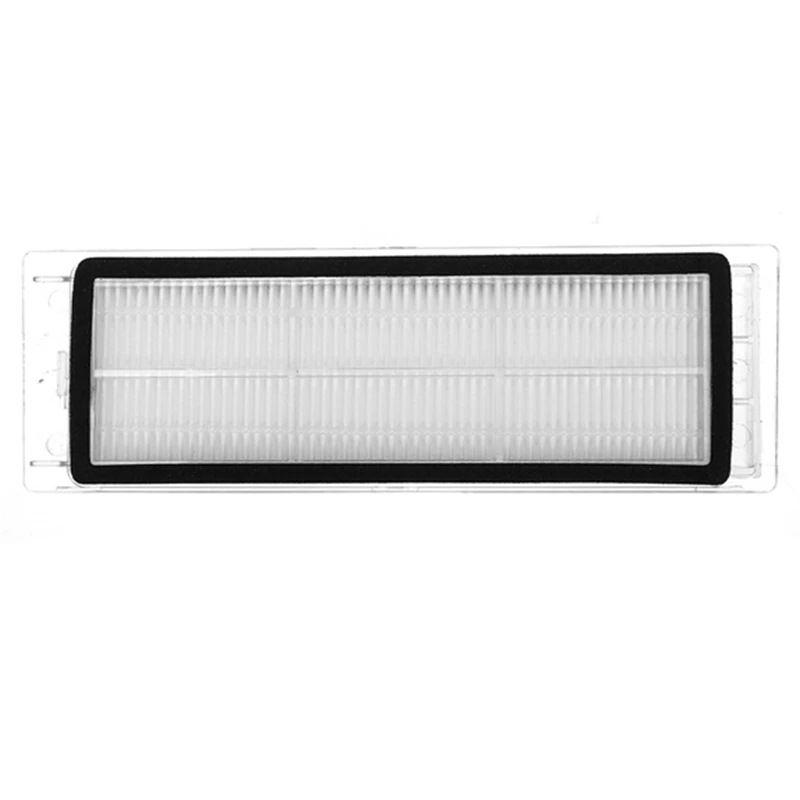 2 conjuntos de filtro hepa + escova lateral + escova principal para aspirador xiaomi para robô roborock s50 s55 s6 s1 s2