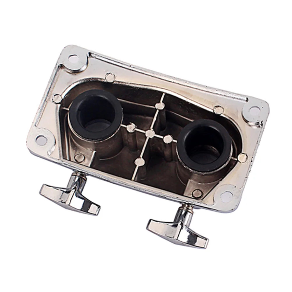

Metal Double Hole Drum Base Plate Tom Cymbal Holder Clamp Sturdy Percussion Accessory Wc80 Drum Accessory Tom Cymbal Base Clamp